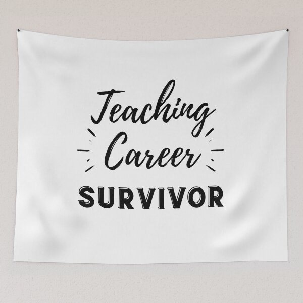 Item preview, Teaching Career Survivor - Gift For Retired Teacher designed and sold by GasparArts.