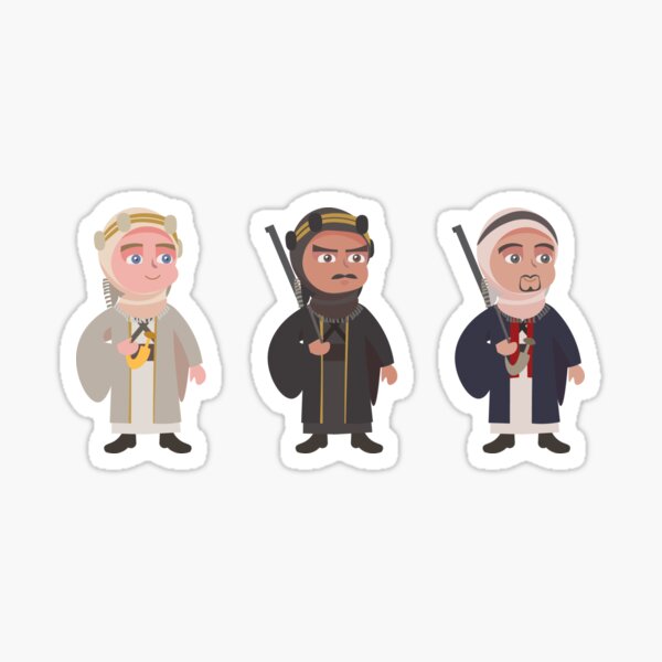 Tiny Desert Boys Sticker