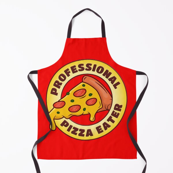 Item preview, Professional Pizza Eater - thick crust pizza slice with melting cheese designed and sold by Happy Puppy Print On Demand.