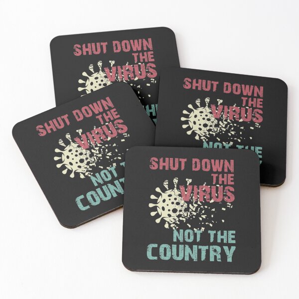 Item preview, shutdown the virus 2020 designed and sold by Sage86.