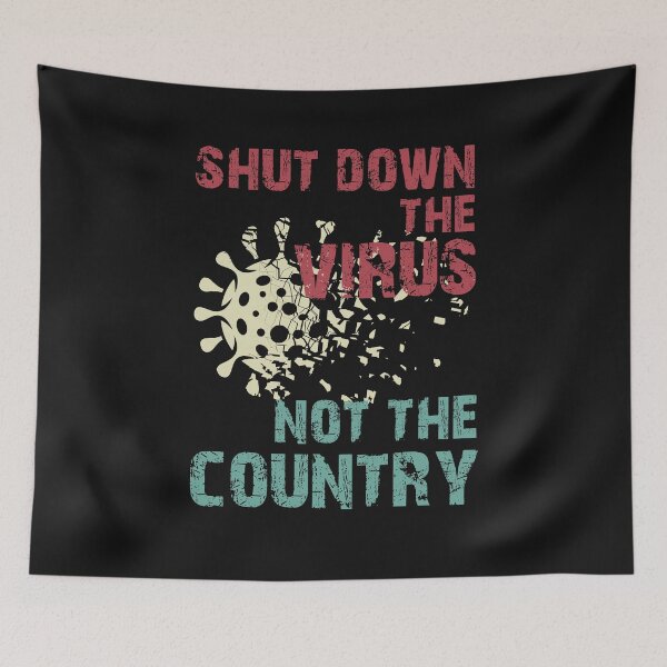 Item preview, shutdown the virus 2020 designed and sold by Sage86.
