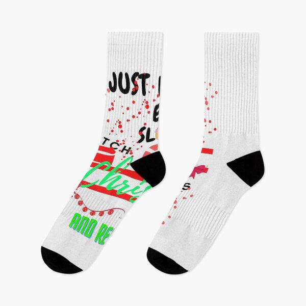 Item preview, I just wanna eat sleep watch Christmas movies and repeat designed and sold by Vibing-Right.