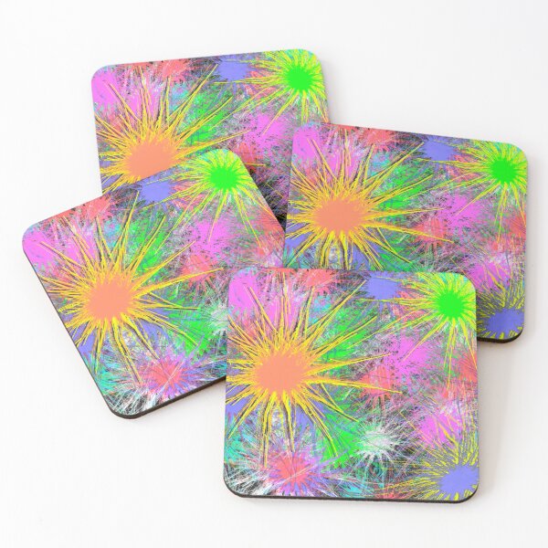 Item preview, Fluid Star Abstract Colorful Geometric  Line Pattern / Liquid Psychedelic Art  designed and sold by GuitarZan's.