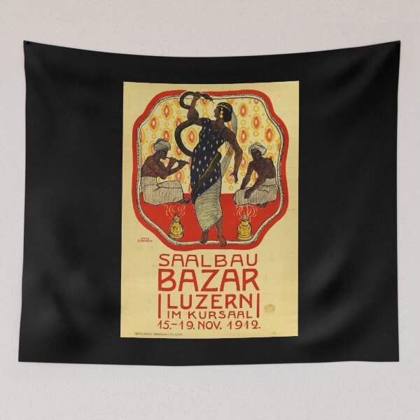 Item preview, retro saalbau bazar luzern im kursaal designed and sold by CorasPosters.