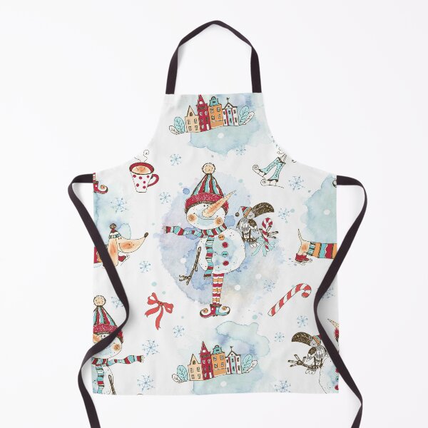 Item preview, Christmas motif dancing snowman designed and sold by SiRaGeckoDesign.