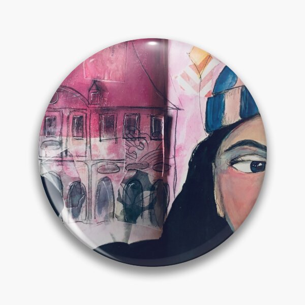 Item preview, Girl with hat and black hair designed and sold by sylvieart.