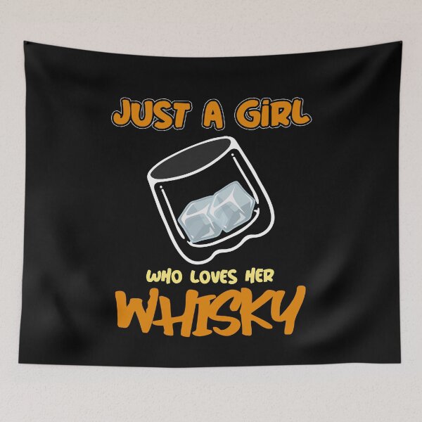 Item preview, Just A Girl Who Loves Her Whisky designed and sold by MoonsmileProd.