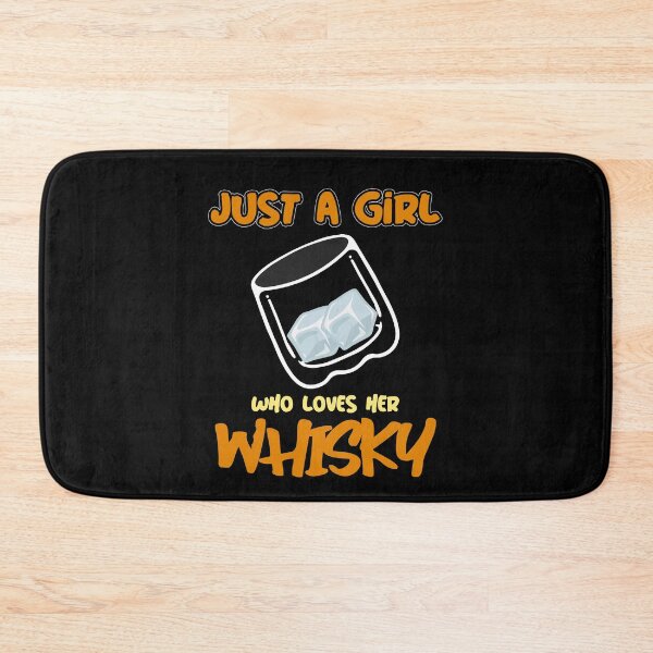Item preview, Just A Girl Who Loves Her Whisky designed and sold by MoonsmileProd.
