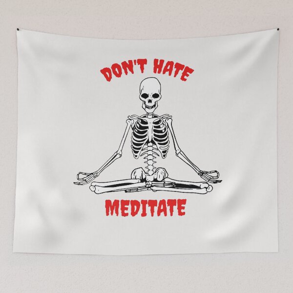 Item preview, Don't hate meditate designed and sold by youngdstag.