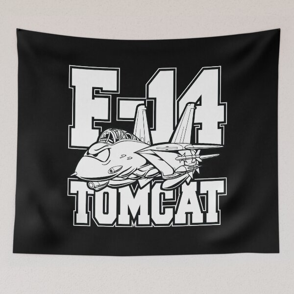 Item preview, F-14 Tomcat Classic Fighter Jet Aircraft Cartoon designed and sold by hobrath.