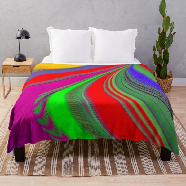 Item preview, Fluid Flowing Abstract Colorful Geometric Line Pattern / Liquid Psychedelic Art designed and sold by GuitarZan's.
