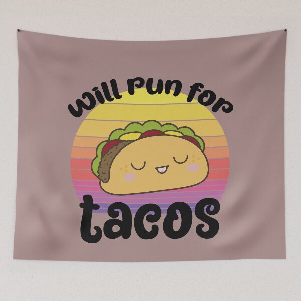 Item preview, Will Run For Tacos  designed and sold by unique things.
