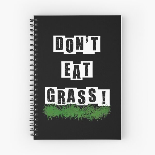 Item preview, Dont Eat Grass - Black Text designed and sold by BusyMonkeys.