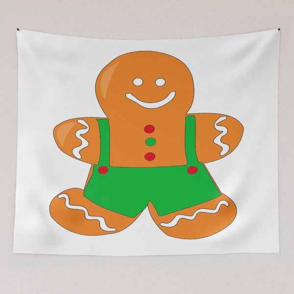 Item preview, Christmas Gingerbread Man designed and sold by TrueTrippyArts.