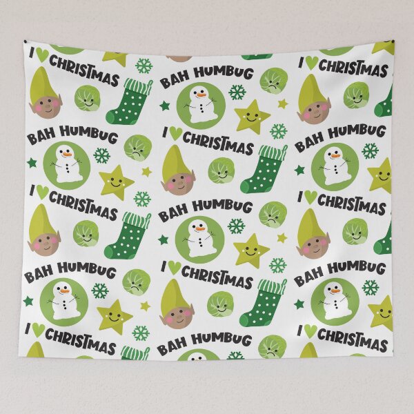 Item preview, Cute Christmas Collection in Green designed and sold by VicEllisArt.