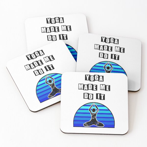 Item preview, Yoga made me do it - Night time designed and sold by BusyMonkeys.