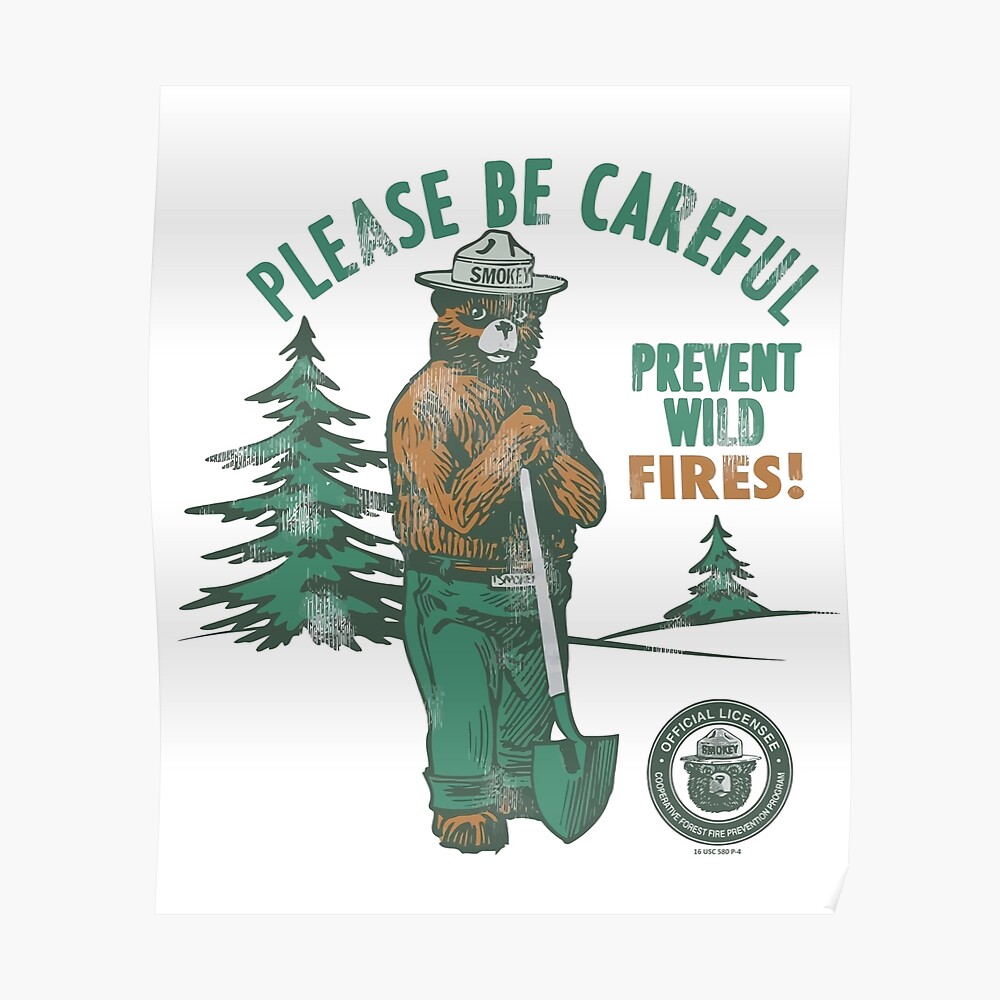 smokey the bear vintage shirt