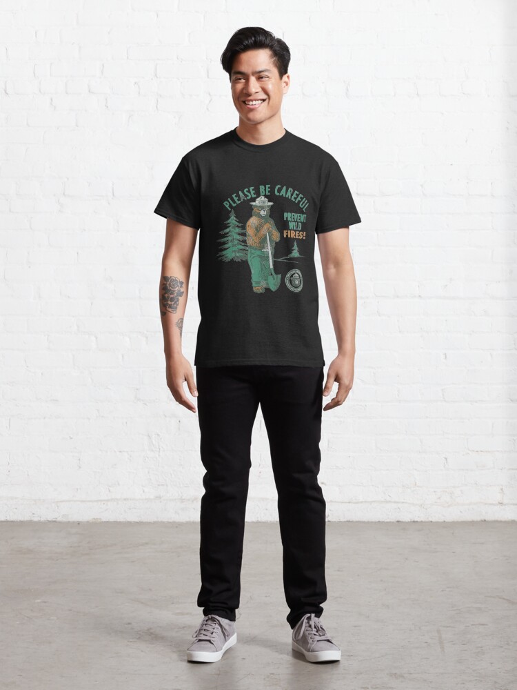 Alternate view of Smokey Bear T-Shirt - Retro Smokey Classic T-Shirt