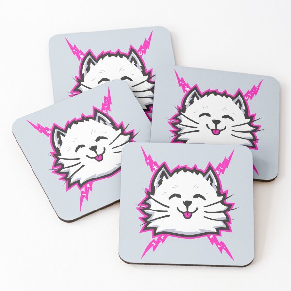 Item preview, White Electric Cat designed and sold by dangerhuskie.