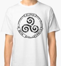 Alpha Beta Omega (Black) - Teen Wolf Classic T-Shirt