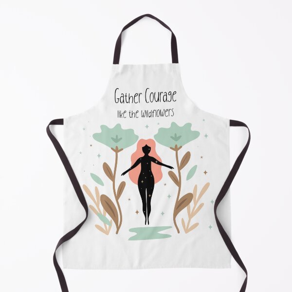 Item preview, Gather Courage like wildflowers designed and sold by Botanic-Witch.