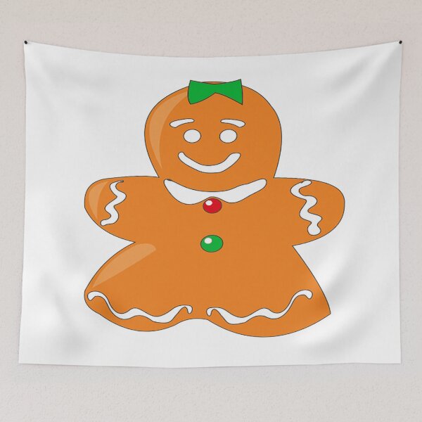 Item preview, Christmas Gingerbread Girl designed and sold by TrueTrippyArts.