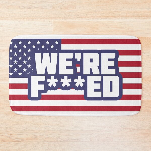 Item preview, We’re Fed Up United States- Face Mask Election Day Polls Results Joe Biden Donald Trump 2020 USA America President Kamala Harris Mike Pence Coronavirus Covid 19 Prediction News Politics Twitter Votes designed and sold by qualityprinting.