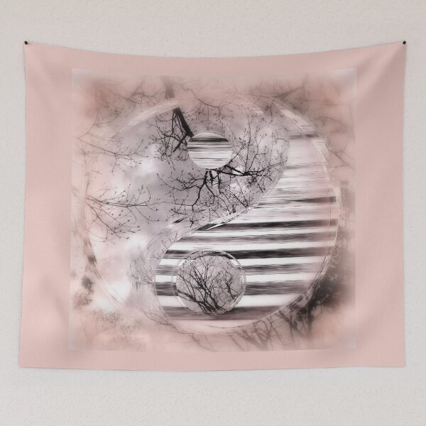 Item preview, Copie de Yin Yang Softness and Transparency in Black and White designed and sold by sheSzen.