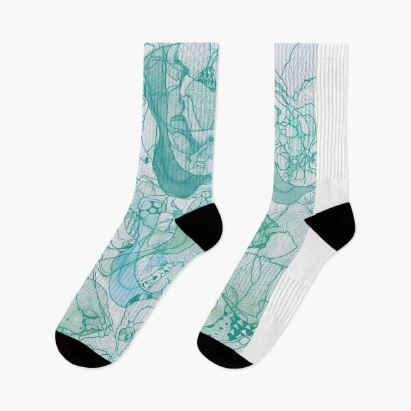 Item preview, Blue green zentangle designed and sold by aymzie94.