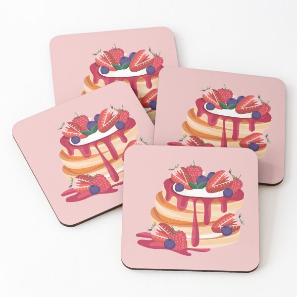 Item preview, Berries and Cream Pancakes designed and sold by Alicia Chee.