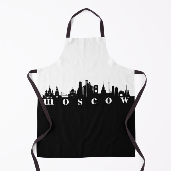 Item preview, minimalist moscow skyline black and white color block designed and sold by neopop.