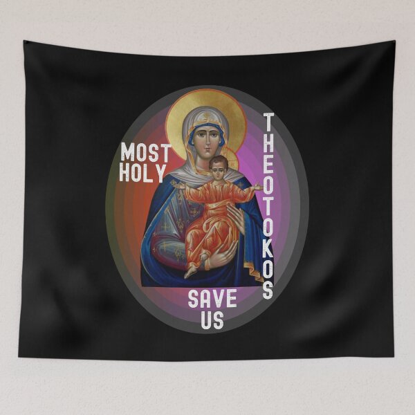 Item preview, Most Holy Theotokos Save Us designed and sold by DiverseMerch.