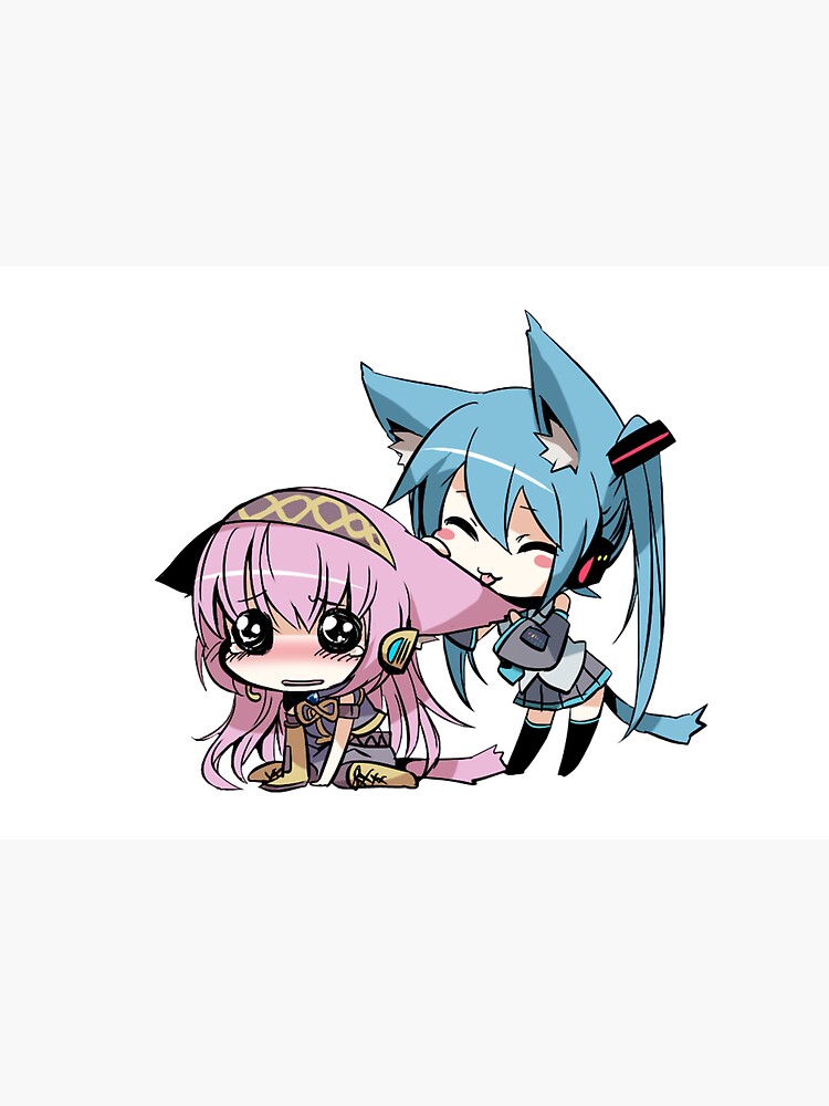 Hatsune Miku and Megurine Luka cute by Shadowbolt