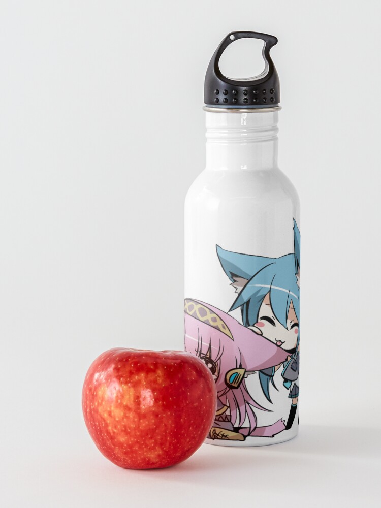 Alternate view of Hatsune Miku and Megurine Luka cute Water Bottle