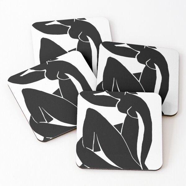 Item preview, Henri Matisse Abstract Black Nude Cut Outs designed and sold by SFTStudio.