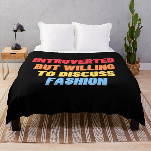 Item preview, Introverted, but willing to discuss FASHION designed and sold by nipsday.