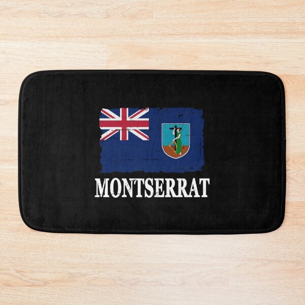 Item preview, Flag of Montserrat - Vintage Look - Banner designed and sold by Port-Stevens.