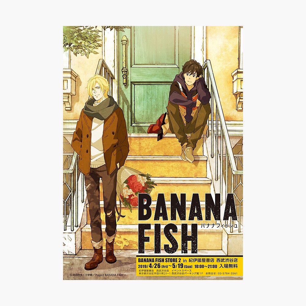 Banana Fish Anime Poster By Alex Roberson Redbubble