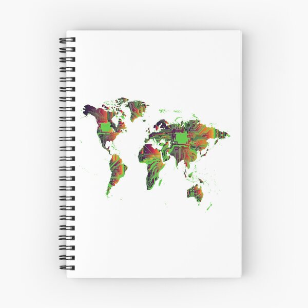 Item preview, The World has become a circuit board designed and sold by P-aws.