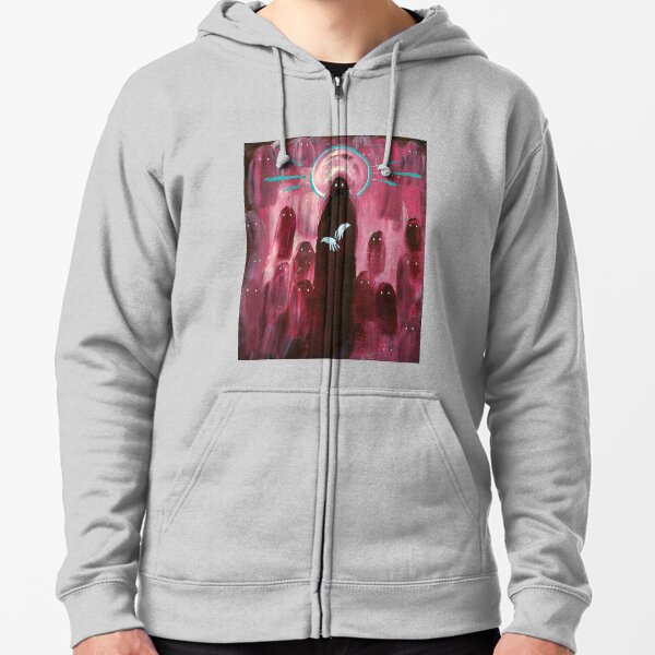 Ghosts Zipped Hoodie