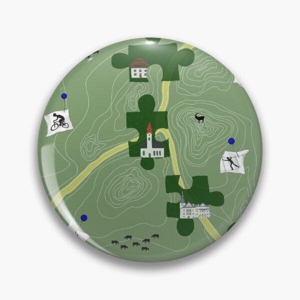Item preview, The world of the mountains designed and sold by Barbara Baumann Illustration.