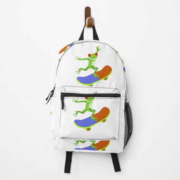 Item preview, Red Eyed Tree Frog on a Skate Board designed and sold by Zurickdesigns.