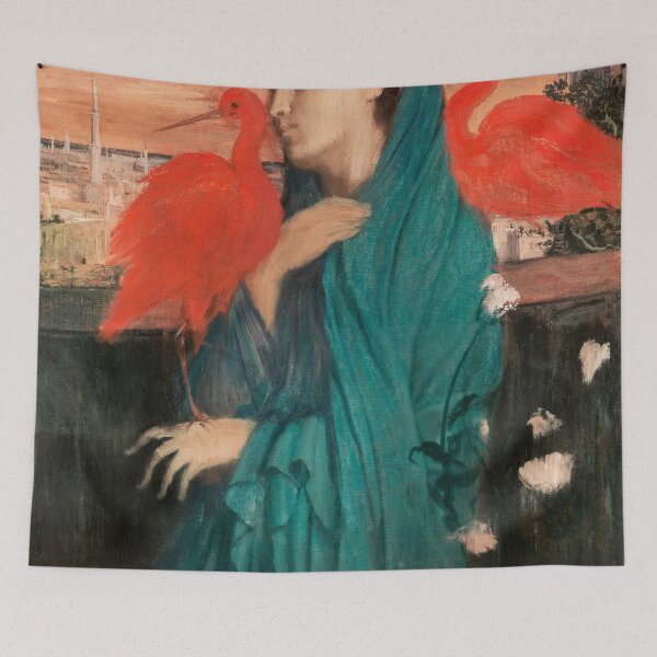 Item preview, Young Woman with Ibis by Edgas Degas designed and sold by SFTStudio.