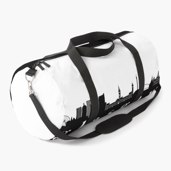 Item preview, minimalist glasgow skyline black and white color block designed and sold by neopop.