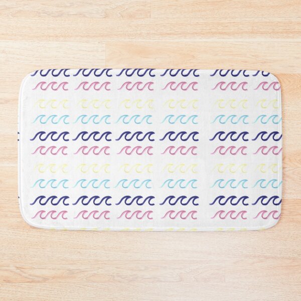 Item preview, Colorful ocean waves pattern, funky waves  designed and sold by Abbara.