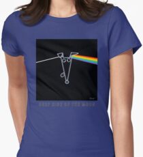Camiseta entallada para mujer Derp Lado de la luna