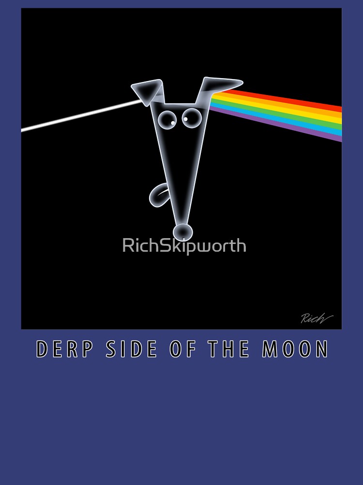 Artwork view, Derp Side of the Moon designed and sold by RichSkipworth