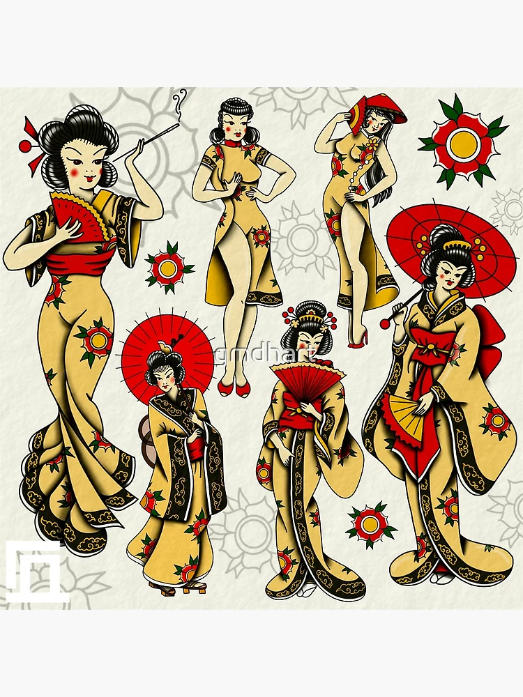 Sailor Jerry 原画 Sailor Jerry traditional flash redraw