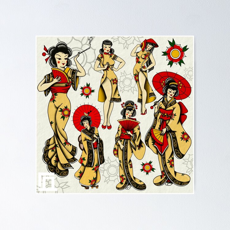 Sailor Jerry traditional flash redraw