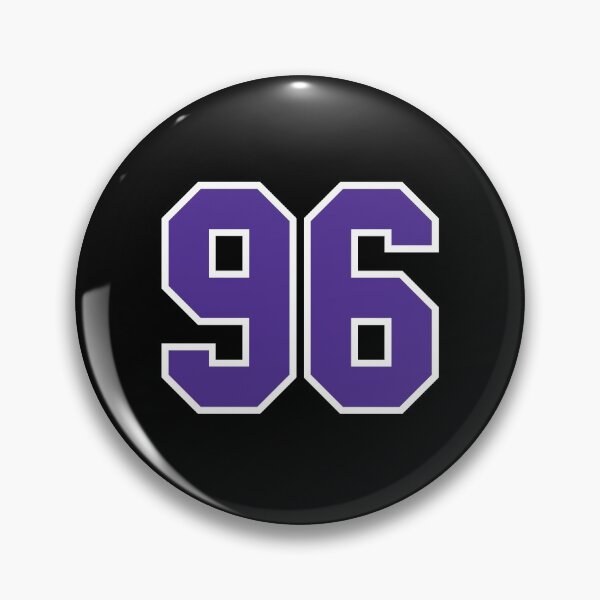 Item preview, Ninety-Six Purple Jersey Number Sports 96 designed and sold by HelloFromAja.